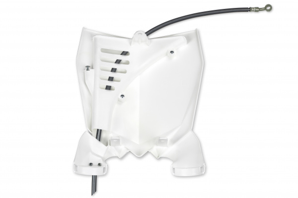 Front Number Plate white for Yamaha YZ 125 - YZ 250 - YZ 250 F - YZ 450 F - YZ 125 X - YZ 250 FX - YZ 450 FX - YZ 250 X